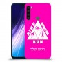 טריאתלון כיסוי מגן קשיח בעיצוב אישי עם השם שלך ל Xiaomi Redmi Note 8 יחידה אחת סקרין מובייל