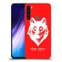 זאב כיסוי מגן קשיח בעיצוב אישי עם השם שלך ל Xiaomi Redmi Note 8 יחידה אחת סקרין מובייל