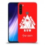 טריאתלון כיסוי מגן קשיח בעיצוב אישי עם השם שלך ל Xiaomi Redmi Note 8 יחידה אחת סקרין מובייל