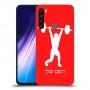 הרמת משקולות כיסוי מגן קשיח בעיצוב אישי עם השם שלך ל Xiaomi Redmi Note 8 יחידה אחת סקרין מובייל