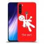 וודו כיסוי מגן קשיח בעיצוב אישי עם השם שלך ל Xiaomi Redmi Note 8 יחידה אחת סקרין מובייל