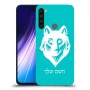 זאב כיסוי מגן קשיח בעיצוב אישי עם השם שלך ל Xiaomi Redmi Note 8 יחידה אחת סקרין מובייל