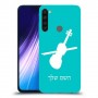 כינור כיסוי מגן קשיח בעיצוב אישי עם השם שלך ל Xiaomi Redmi Note 8 יחידה אחת סקרין מובייל