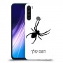 עכביש כיסוי מגן קשיח בעיצוב אישי עם השם שלך ל Xiaomi Redmi Note 8 יחידה אחת סקרין מובייל