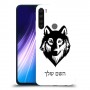 זאב כיסוי מגן קשיח בעיצוב אישי עם השם שלך ל Xiaomi Redmi Note 8 יחידה אחת סקרין מובייל