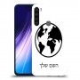 עולם כיסוי מגן קשיח בעיצוב אישי עם השם שלך ל Xiaomi Redmi Note 8 יחידה אחת סקרין מובייל