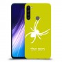 עכביש כיסוי מגן קשיח בעיצוב אישי עם השם שלך ל Xiaomi Redmi Note 8 יחידה אחת סקרין מובייל