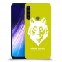 זאב כיסוי מגן קשיח בעיצוב אישי עם השם שלך ל Xiaomi Redmi Note 8 יחידה אחת סקרין מובייל