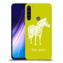 זברה כיסוי מגן קשיח בעיצוב אישי עם השם שלך ל Xiaomi Redmi Note 8 יחידה אחת סקרין מובייל