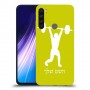 הרמת משקולות כיסוי מגן קשיח בעיצוב אישי עם השם שלך ל Xiaomi Redmi Note 8 יחידה אחת סקרין מובייל