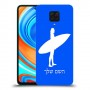 גלישה כיסוי מגן קשיח בעיצוב אישי עם השם שלך ל Xiaomi Redmi Note 9 Pro יחידה אחת סקרין מובייל