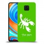 עקרב כיסוי מגן קשיח בעיצוב אישי עם השם שלך ל Xiaomi Redmi Note 9 Pro יחידה אחת סקרין מובייל