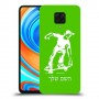 ילד סקייטבורד כיסוי מגן קשיח בעיצוב אישי עם השם שלך ל Xiaomi Redmi Note 9 Pro יחידה אחת סקרין מובייל