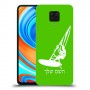 גלישת מפרש כיסוי מגן קשיח בעיצוב אישי עם השם שלך ל Xiaomi Redmi Note 9 Pro יחידה אחת סקרין מובייל