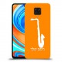 סקספון כיסוי מגן קשיח בעיצוב אישי עם השם שלך ל Xiaomi Redmi Note 9 Pro יחידה אחת סקרין מובייל