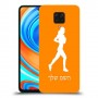 ג'וגלין - אישה כיסוי מגן קשיח בעיצוב אישי עם השם שלך ל Xiaomi Redmi Note 9 Pro יחידה אחת סקרין מובייל