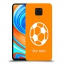 כדורגל - כדור כיסוי מגן קשיח בעיצוב אישי עם השם שלך ל Xiaomi Redmi Note 9 Pro יחידה אחת סקרין מובייל