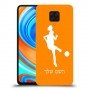 כדורגל - אישה כיסוי מגן קשיח בעיצוב אישי עם השם שלך ל Xiaomi Redmi Note 9 Pro יחידה אחת סקרין מובייל