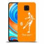 שחקן כדורגל כיסוי מגן קשיח בעיצוב אישי עם השם שלך ל Xiaomi Redmi Note 9 Pro יחידה אחת סקרין מובייל