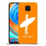 גלישה כיסוי מגן קשיח בעיצוב אישי עם השם שלך ל Xiaomi Redmi Note 9 Pro יחידה אחת סקרין מובייל