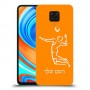 שחקן כדורעף כיסוי מגן קשיח בעיצוב אישי עם השם שלך ל Xiaomi Redmi Note 9 Pro יחידה אחת סקרין מובייל