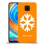 שלג כיסוי מגן קשיח בעיצוב אישי עם השם שלך ל Xiaomi Redmi Note 9 Pro יחידה אחת סקרין מובייל