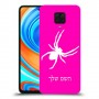עכביש כיסוי מגן קשיח בעיצוב אישי עם השם שלך ל Xiaomi Redmi Note 9 Pro יחידה אחת סקרין מובייל