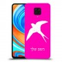ציפור לבלוע כיסוי מגן קשיח בעיצוב אישי עם השם שלך ל Xiaomi Redmi Note 9 Pro יחידה אחת סקרין מובייל