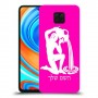 דלי כיסוי מגן קשיח בעיצוב אישי עם השם שלך ל Xiaomi Redmi Note 9 Pro יחידה אחת סקרין מובייל
