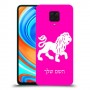 אריה כיסוי מגן קשיח בעיצוב אישי עם השם שלך ל Xiaomi Redmi Note 9 Pro יחידה אחת סקרין מובייל