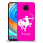 קשת כיסוי מגן קשיח בעיצוב אישי עם השם שלך ל Xiaomi Redmi Note 9 Pro יחידה אחת סקרין מובייל