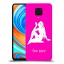 בתולה כיסוי מגן קשיח בעיצוב אישי עם השם שלך ל Xiaomi Redmi Note 9 Pro יחידה אחת סקרין מובייל