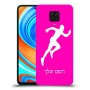 רץ כיסוי מגן קשיח בעיצוב אישי עם השם שלך ל Xiaomi Redmi Note 9 Pro יחידה אחת סקרין מובייל