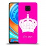 כתר מלכותי כיסוי מגן קשיח בעיצוב אישי עם השם שלך ל Xiaomi Redmi Note 9 Pro יחידה אחת סקרין מובייל