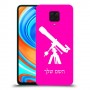 טלסקופ כיסוי מגן קשיח בעיצוב אישי עם השם שלך ל Xiaomi Redmi Note 9 Pro יחידה אחת סקרין מובייל
