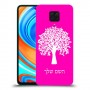 עץ כיסוי מגן קשיח בעיצוב אישי עם השם שלך ל Xiaomi Redmi Note 9 Pro יחידה אחת סקרין מובייל