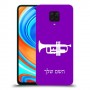 חצוצרה כיסוי מגן קשיח בעיצוב אישי עם השם שלך ל Xiaomi Redmi Note 9 Pro יחידה אחת סקרין מובייל