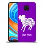 טלה כיסוי מגן קשיח בעיצוב אישי עם השם שלך ל Xiaomi Redmi Note 9 Pro יחידה אחת סקרין מובייל