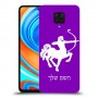 קשת כיסוי מגן קשיח בעיצוב אישי עם השם שלך ל Xiaomi Redmi Note 9 Pro יחידה אחת סקרין מובייל