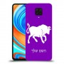 שור כיסוי מגן קשיח בעיצוב אישי עם השם שלך ל Xiaomi Redmi Note 9 Pro יחידה אחת סקרין מובייל