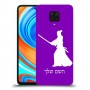 סמוראי כיסוי מגן קשיח בעיצוב אישי עם השם שלך ל Xiaomi Redmi Note 9 Pro יחידה אחת סקרין מובייל