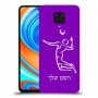 שחקן כדורעף כיסוי מגן קשיח בעיצוב אישי עם השם שלך ל Xiaomi Redmi Note 9 Pro יחידה אחת סקרין מובייל