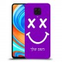 סמיילי כיסוי מגן קשיח בעיצוב אישי עם השם שלך ל Xiaomi Redmi Note 9 Pro יחידה אחת סקרין מובייל