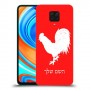 תרנגול כיסוי מגן קשיח בעיצוב אישי עם השם שלך ל Xiaomi Redmi Note 9 Pro יחידה אחת סקרין מובייל