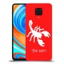 עקרב כיסוי מגן קשיח בעיצוב אישי עם השם שלך ל Xiaomi Redmi Note 9 Pro יחידה אחת סקרין מובייל