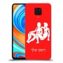 תאומים כיסוי מגן קשיח בעיצוב אישי עם השם שלך ל Xiaomi Redmi Note 9 Pro יחידה אחת סקרין מובייל