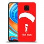 צניחה חופשית כיסוי מגן קשיח בעיצוב אישי עם השם שלך ל Xiaomi Redmi Note 9 Pro יחידה אחת סקרין מובייל