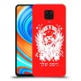 רוקנרול כיסוי מגן קשיח בעיצוב אישי עם השם שלך ל Xiaomi Redmi Note 9 Pro יחידה אחת סקרין מובייל