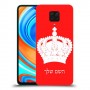 כתר מלכותי כיסוי מגן קשיח בעיצוב אישי עם השם שלך ל Xiaomi Redmi Note 9 Pro יחידה אחת סקרין מובייל