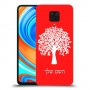 עץ כיסוי מגן קשיח בעיצוב אישי עם השם שלך ל Xiaomi Redmi Note 9 Pro יחידה אחת סקרין מובייל